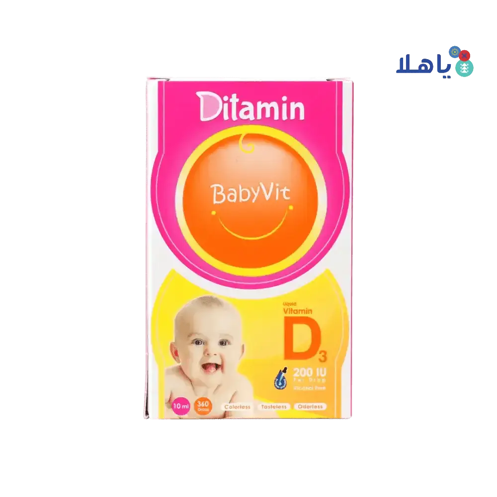 UNITED PHARMA - Ditamin Babyvit D3 200iu 10ml - Pharmazone - 