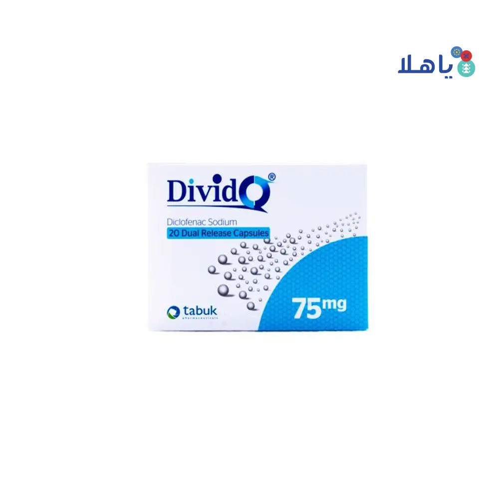 DIVIDO 75MG DUAL RELEASE  20 CAP