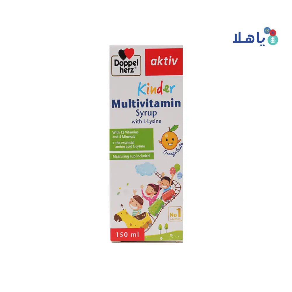 Doppelherz Aktiv Kinder Multivitamin Syrup 150ml-Orange