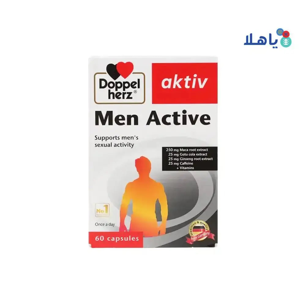 DOPPEL HERZ - DoppelHerz Aktiv Men Active 60cap - Pharmazone - 