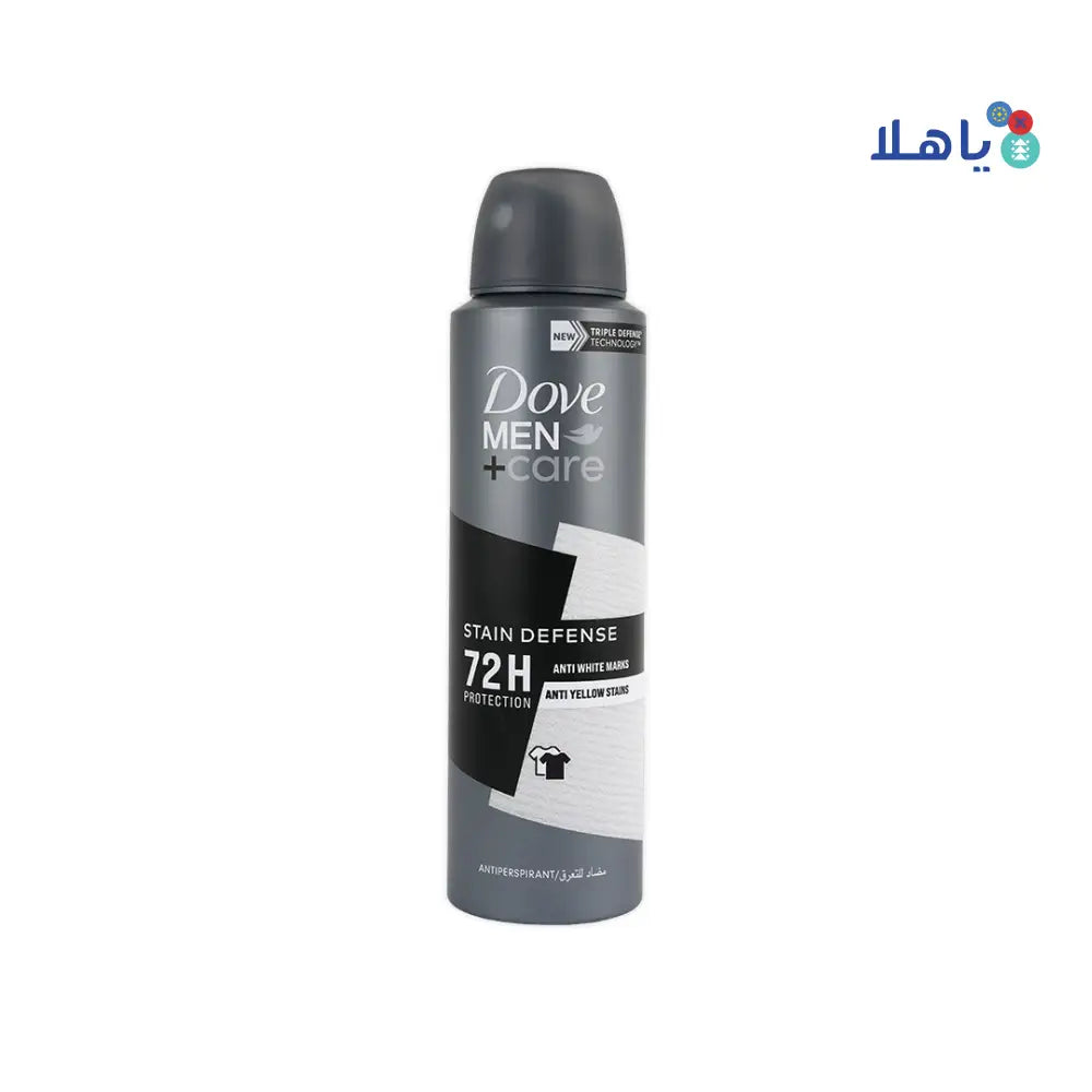 Dove Antiperspirant Men+Care 72hrs Spray 150ml-Stain Defense