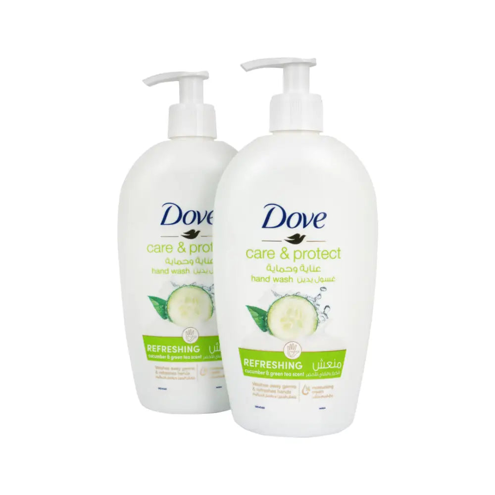 Dove Care & Protect Refreshing Hand Wash 2X500ml 10% Off