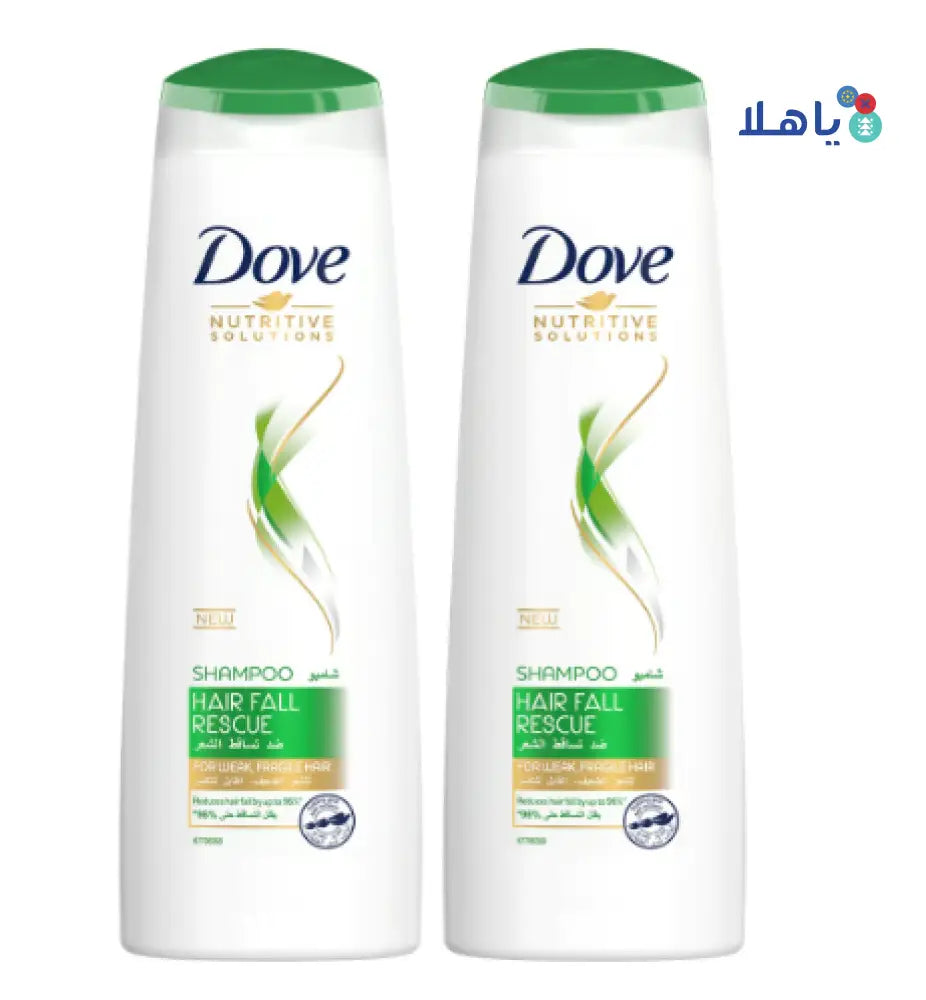 Dove Hair Fall Rescue Shampoo 2X400ml15% Off