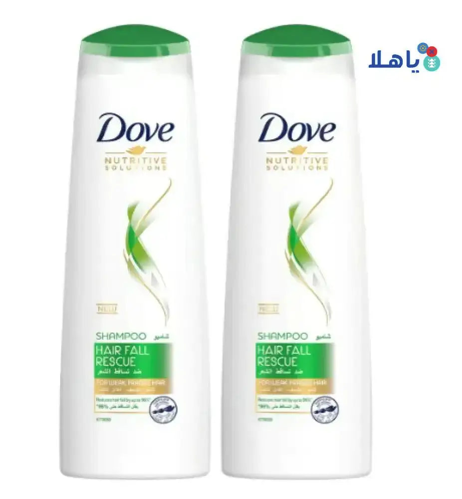 DOVE - Dove Hair Fall Rescue Shampoo 2X400ml15% Off - Pharmazone - 