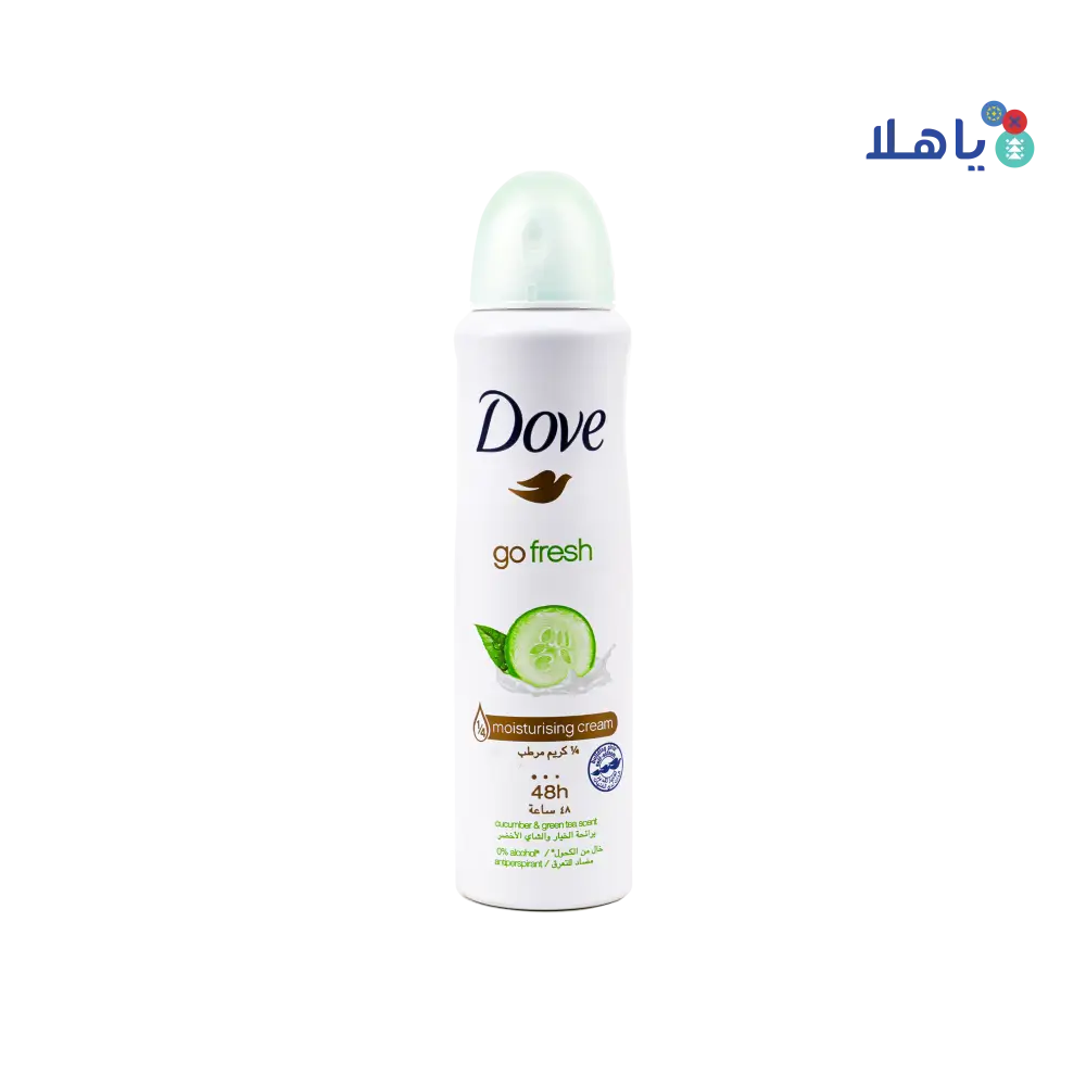 Dove Moisturising Cream 48Hrs Spray 150ml -Go Fresh