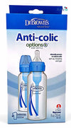 Dr.Browns Anti-Colic Baby Bottle 0m+2 x 250ml Blue -6376