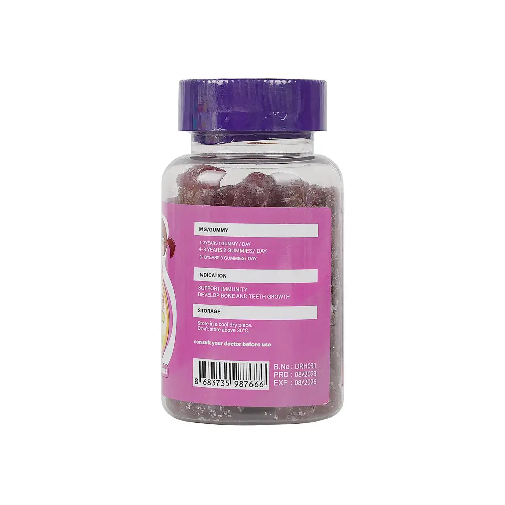 Dr.Helthy Vitamin D+ Zinc 60 Gummies