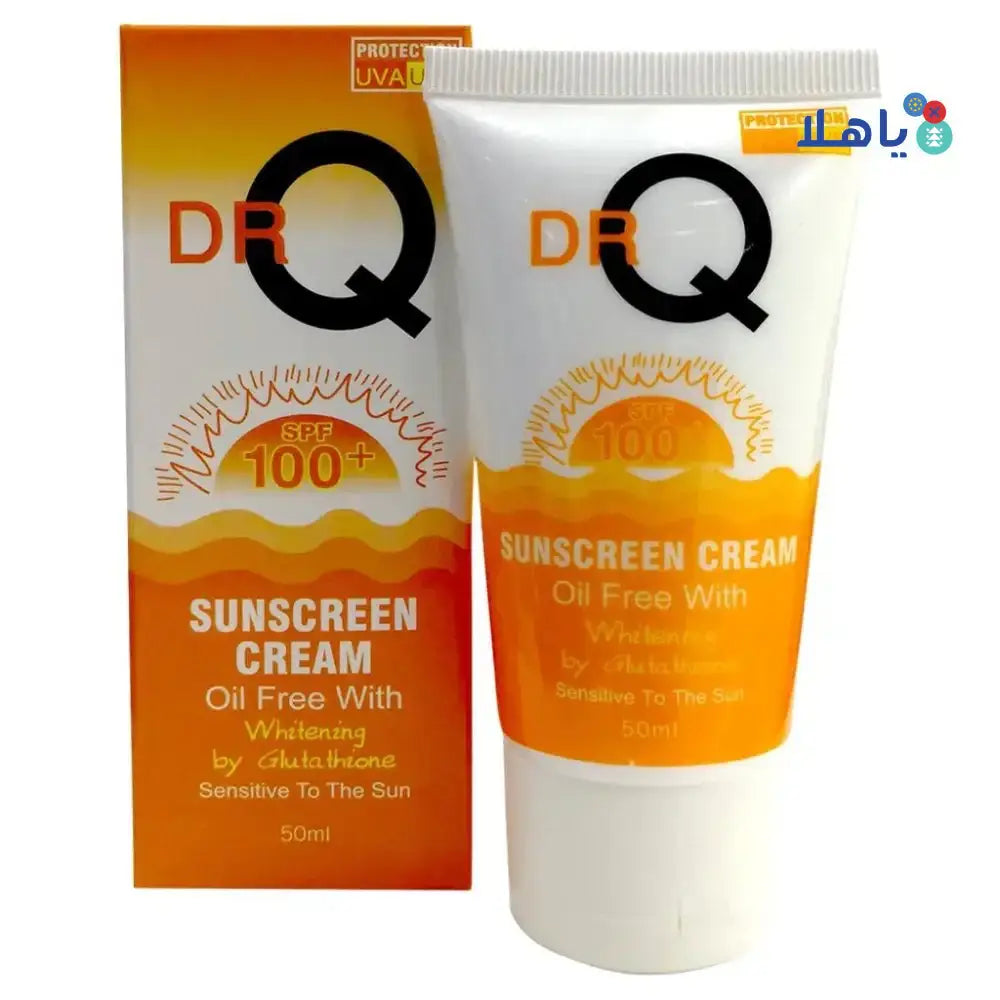 DR Q - Dr.Q SPF100+ Sunscreen Whitening Oil Free Cream 50Ml - Oily - Pharmazone - 