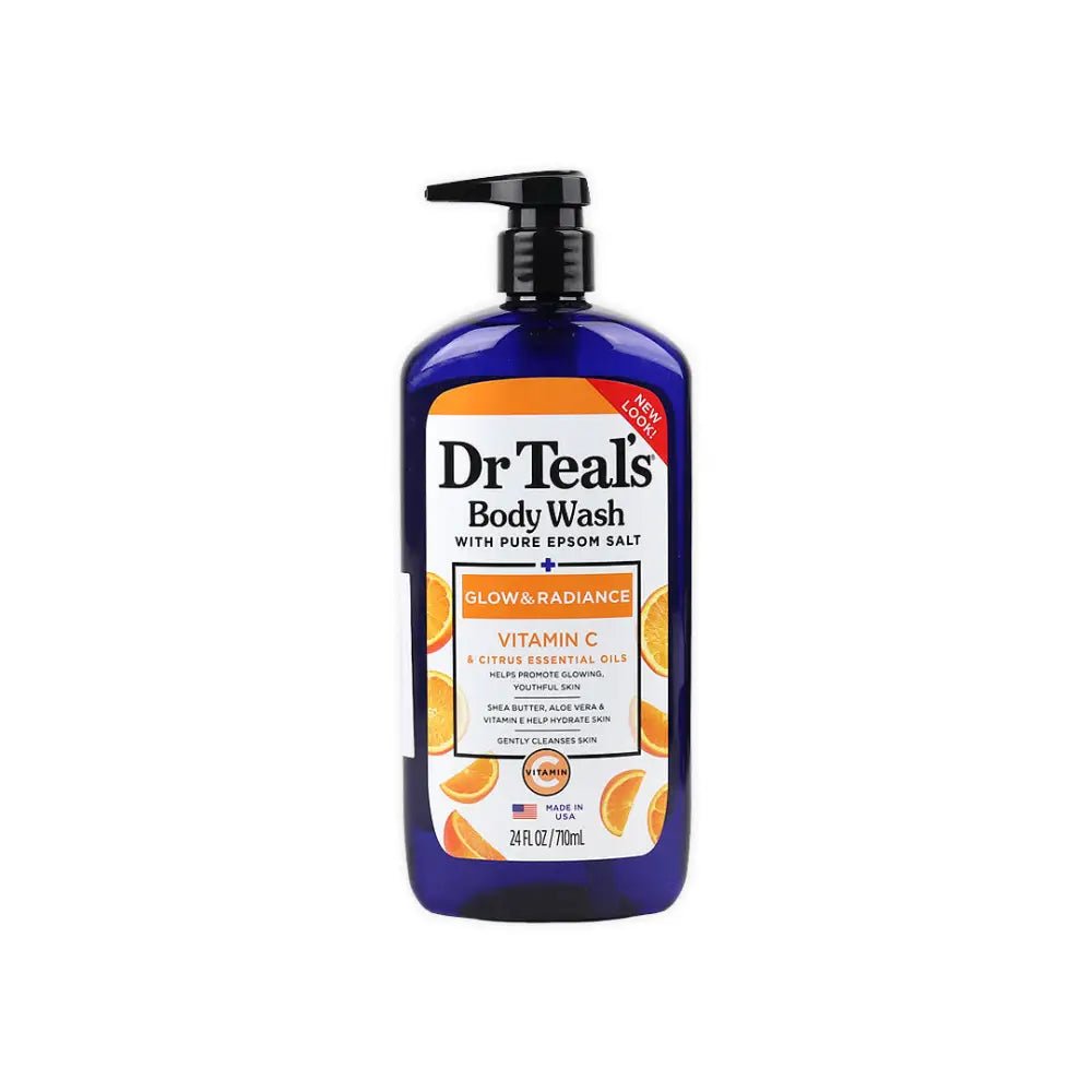 DR TEALS - Dr Teals Glow & Radiance Body Wash 710ml - Vitamin C - Pharmazone - 