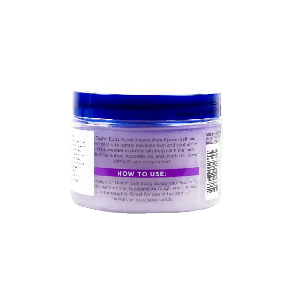 DR TEALS - Dr Teals Epsom Salt Body Scrub 454g â€“ Soothe & Sleep - Pharmazone - 