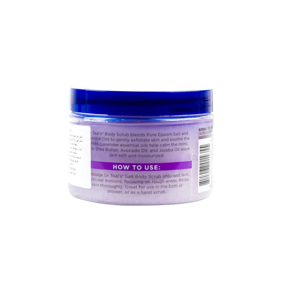 Dr Teals Epsom Salt Body Scrub 454g – Soothe & Sleep