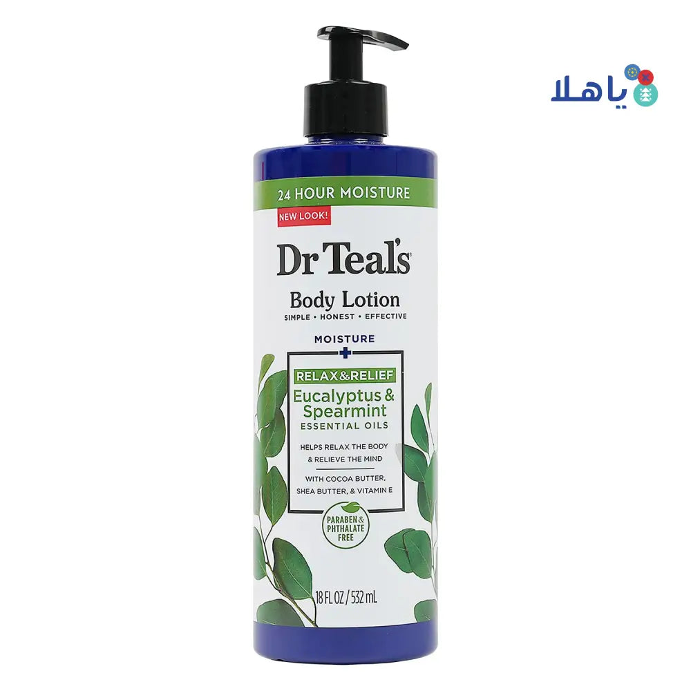 Dr Teals Eucalyptus & Spearmint Body Lotion 532ml