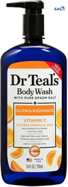 DR TEALS - Dr Teals Glow & Radiance Body Wash 710ml - Vitamin C - Pharmazone - 