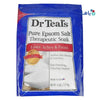 DR TEALS - Dr Teals Pure Epsom Salt 2.72kg - Eases Aches & Pains - Pharmazone - 