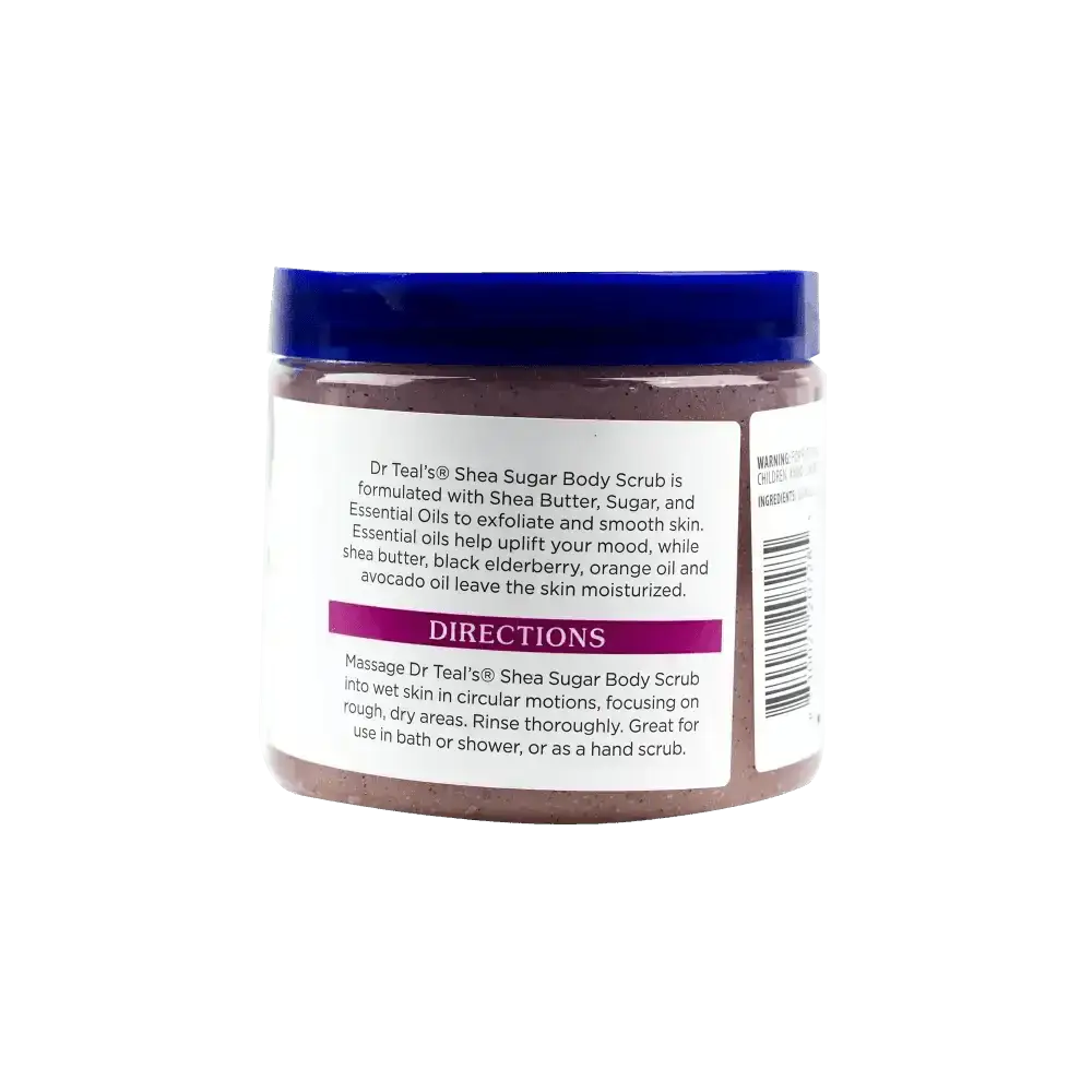 DR TEALS - Dr Teals Shea Sugar Scrub 538g â€“ Black Elderberry - Pharmazone - 