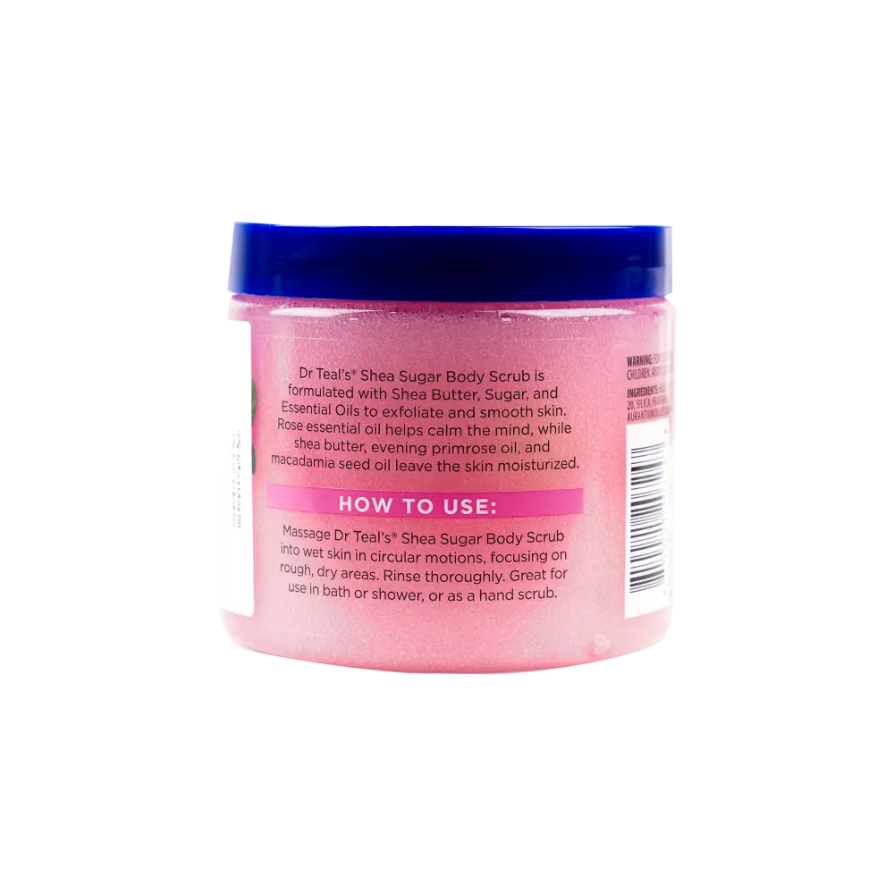 Dr Teals Shea Sugar Scrub 538g – Rose