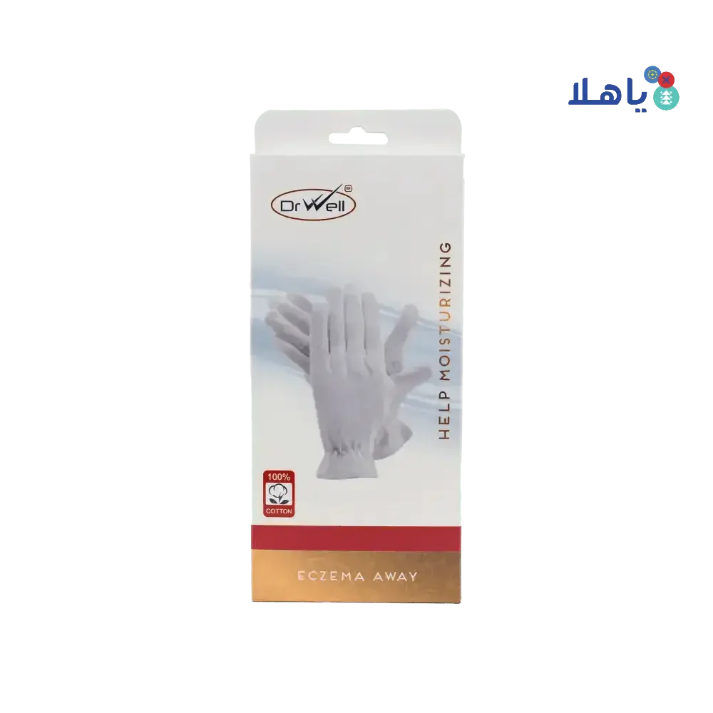 Dr Well - Dr Well Help Moisturizing Gloves White - L - Pharmazone - 