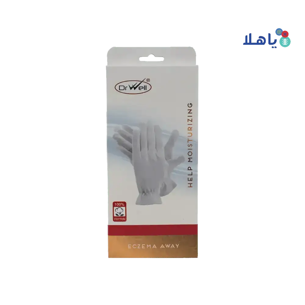 Dr Well - Dr Well Help Moisturizing Gloves White - M - Pharmazone - 