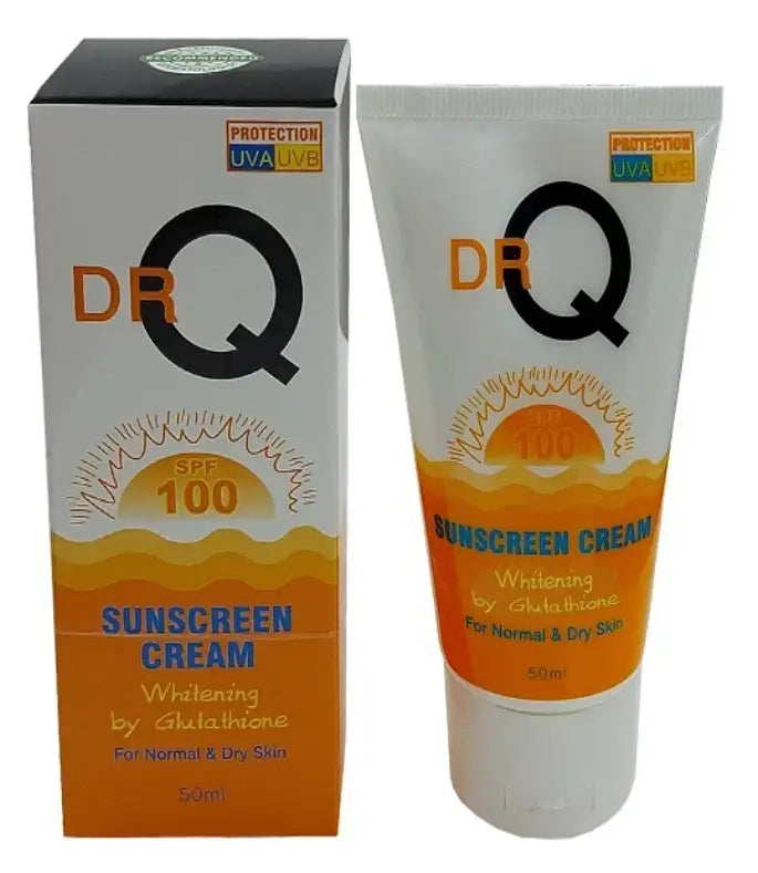 Dr.Q SPF100+ Sunscreen Whitening Cream 50Ml-Normal & Dry