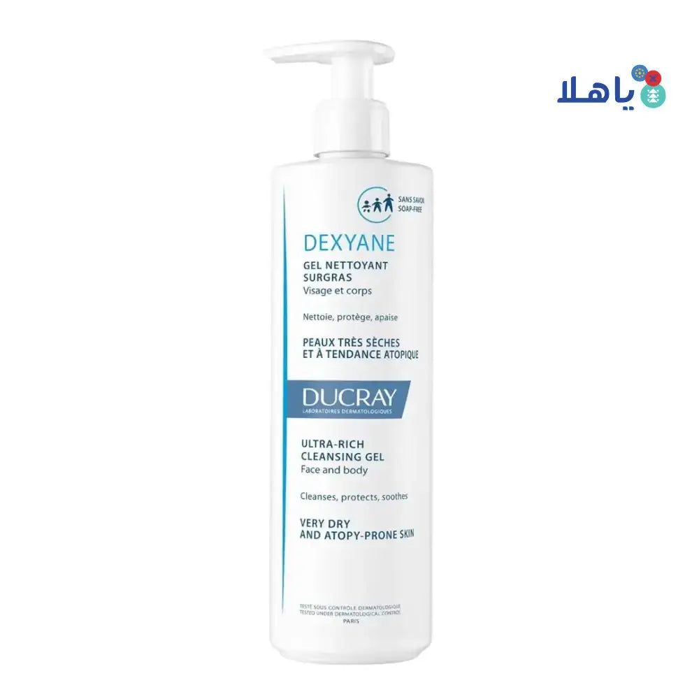 DUCRAY - DUCRAY DEXYANE ULTRA - RICH CLEANSING GEL 400ML - Pharmazone - 