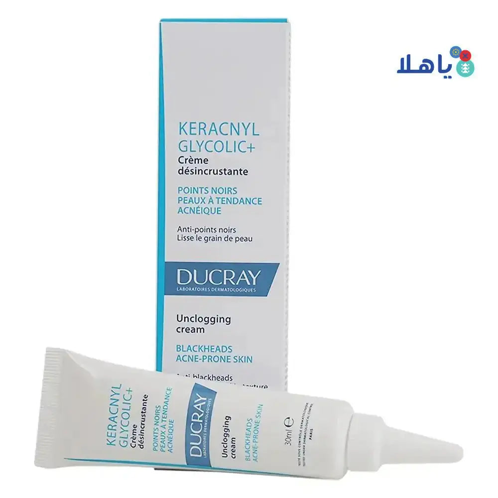 DUCRAY - Ducray Keracnyl Glycolic+ Unclogging Cream 30ml - Pharmazone - 