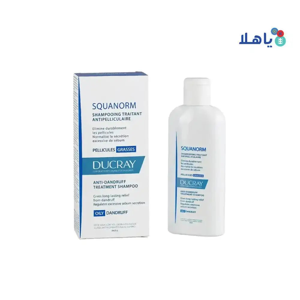 DUCRAY - DUCRAY SQUANORM OILY SCALP SHAMPOO 200ML - Pharmazone - 