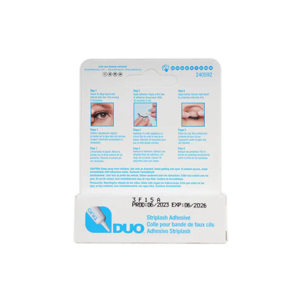 DUO STRIPLASH ADHESIVE 7GM-CLEAR