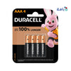 DURACELL BATTERIES - AAA4 - 4 PIECES