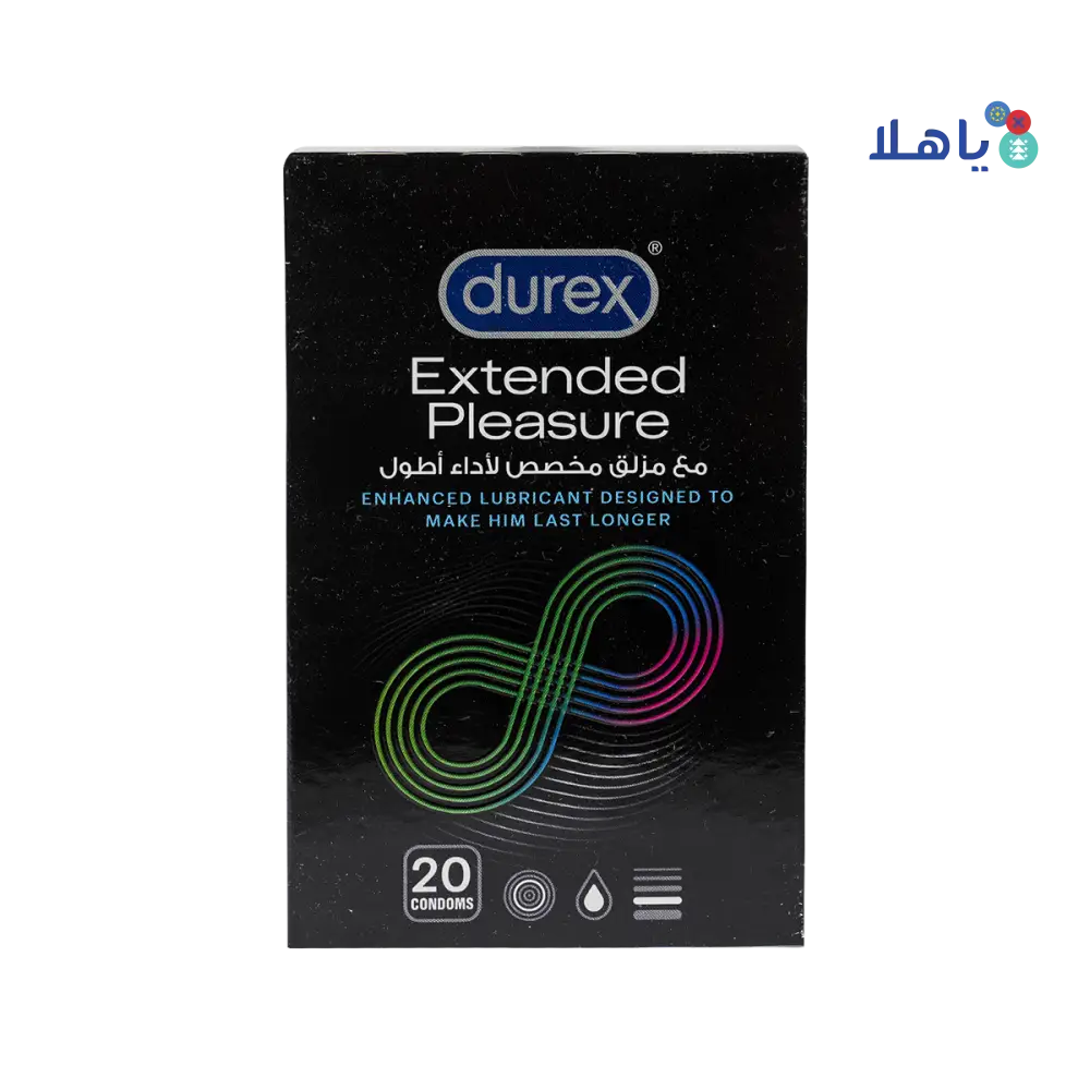 DUREX CONDOM EXTENDED PLEASURE 20S