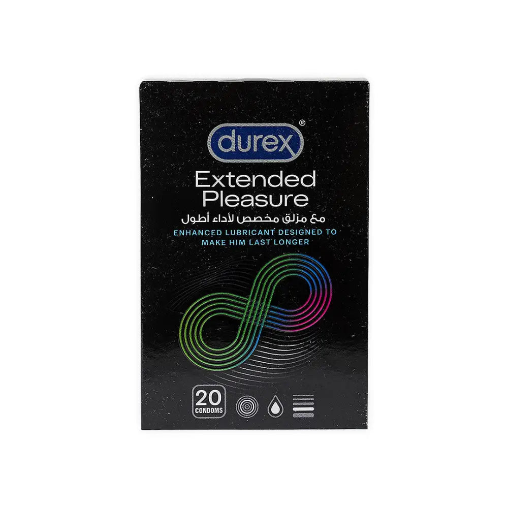 DUREX CONDOM EXTENDED PLEASURE 20S