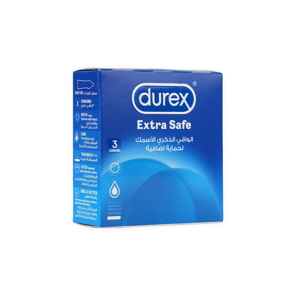 DUREX CONDOM EXTRA SAFE 3S