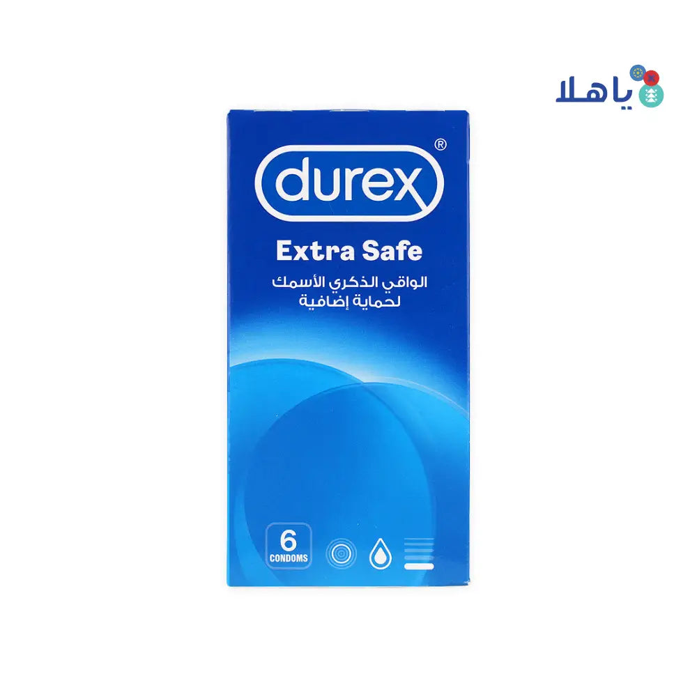 DUREX CONDOM EXTRA SAFE 6S