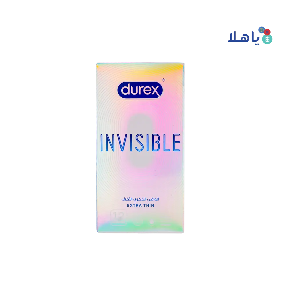 DUREX CONDOM INVISIBLE EXTRA THIN 12S