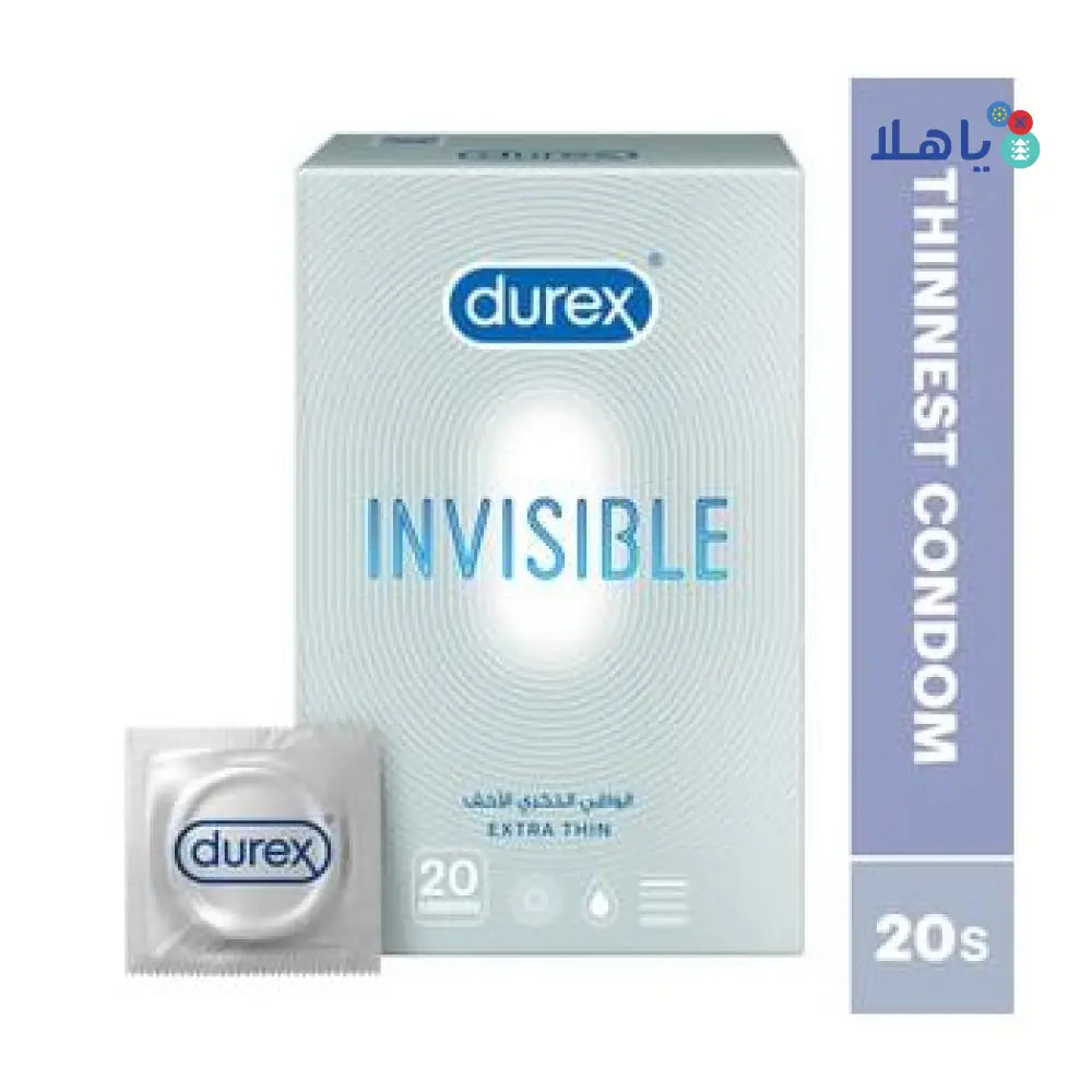 DUREX CONDOM INVISIBLE EXTRA THIN 20PCS