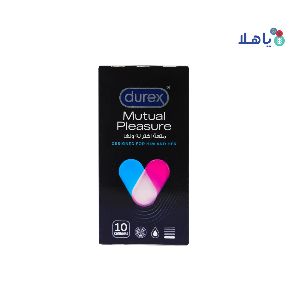 DUREX CONDOM MUTUAL PLEASURE 10S