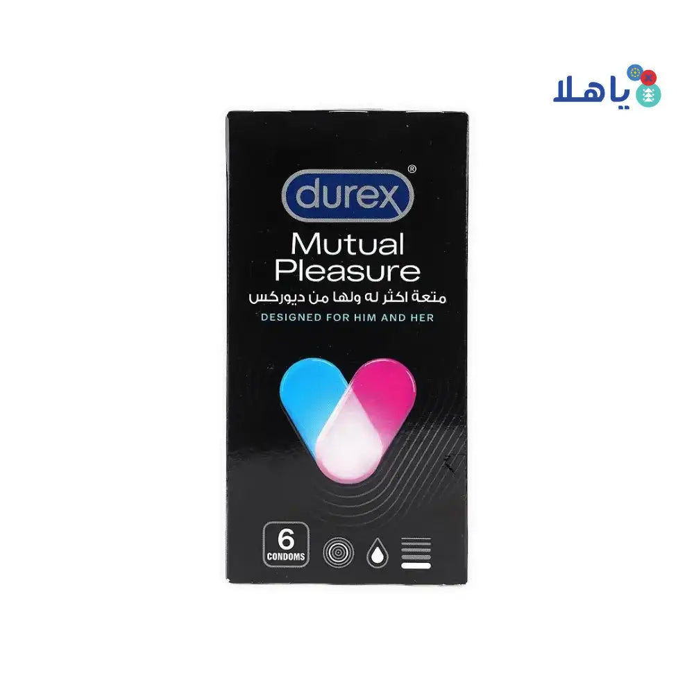 RB DUREX - DUREX CONDOM MUTUAL PLEASURE 6PCS - Pharmazone - 