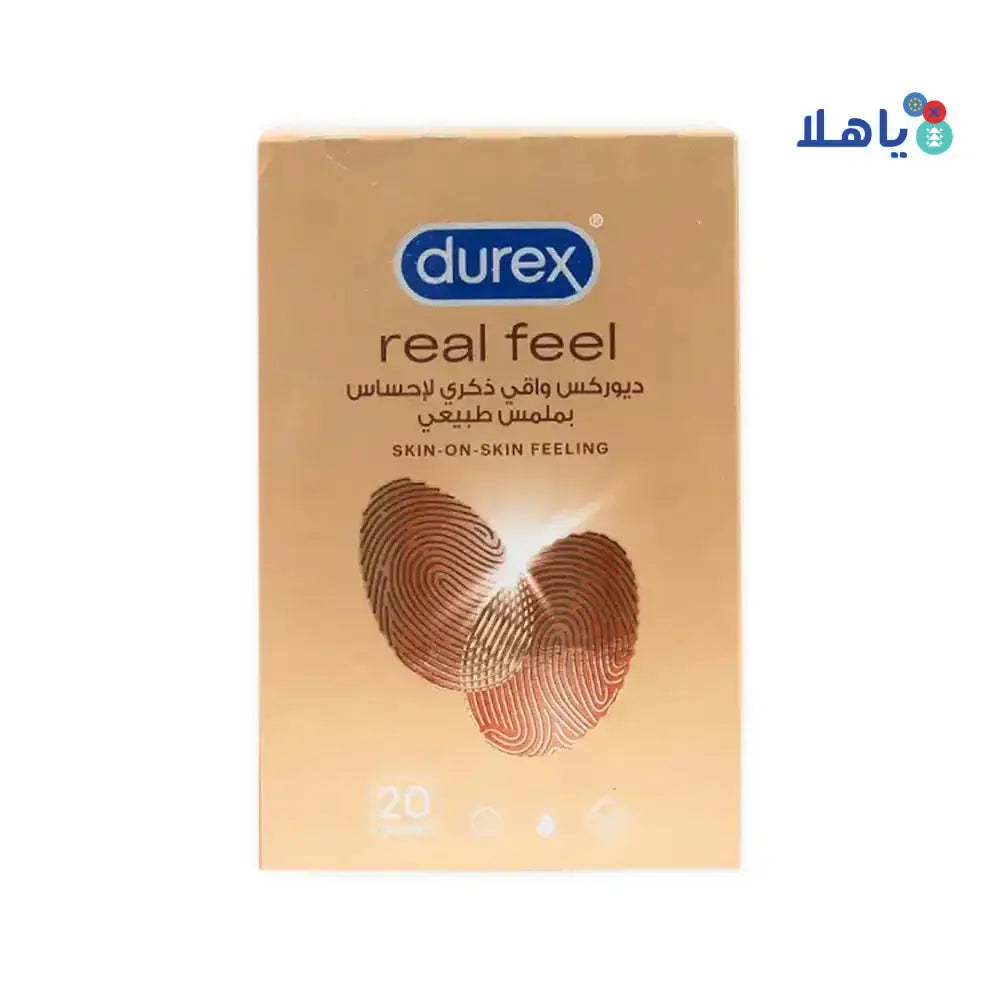 RB DUREX - Durex Condom Real Feel 20Pcs - Pharmazone - 