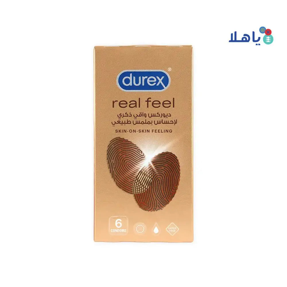 RB DUREX - Durex Real Feel Condoms 6Pcs - Pharmazone - 