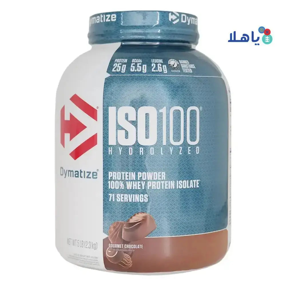 DYMATIZE - Dymatize Iso100 Hydrolyzed Protein Powder 2.3Kg - Chocolate - Pharmazone - 