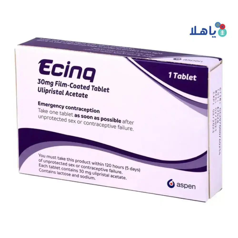 ASPEN - Ecinq 30mg 1tab - Pharmazone - 