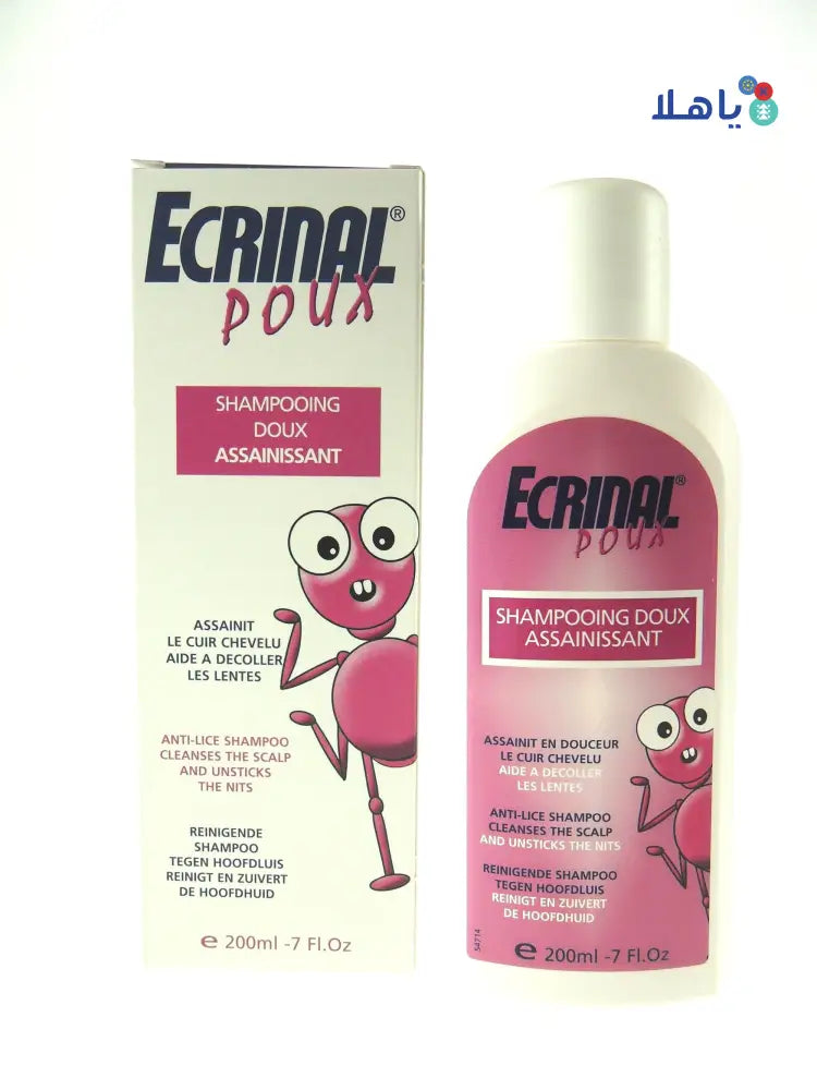 ECRINAL ANTI LICE SHAMPOO 200 ML(EC89)