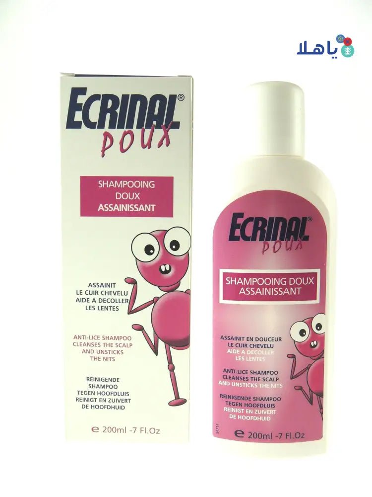 ECRINAL - Ecrinal Anti Lice Shampoo 200 Ml(Ec89) - Pharmazone - 