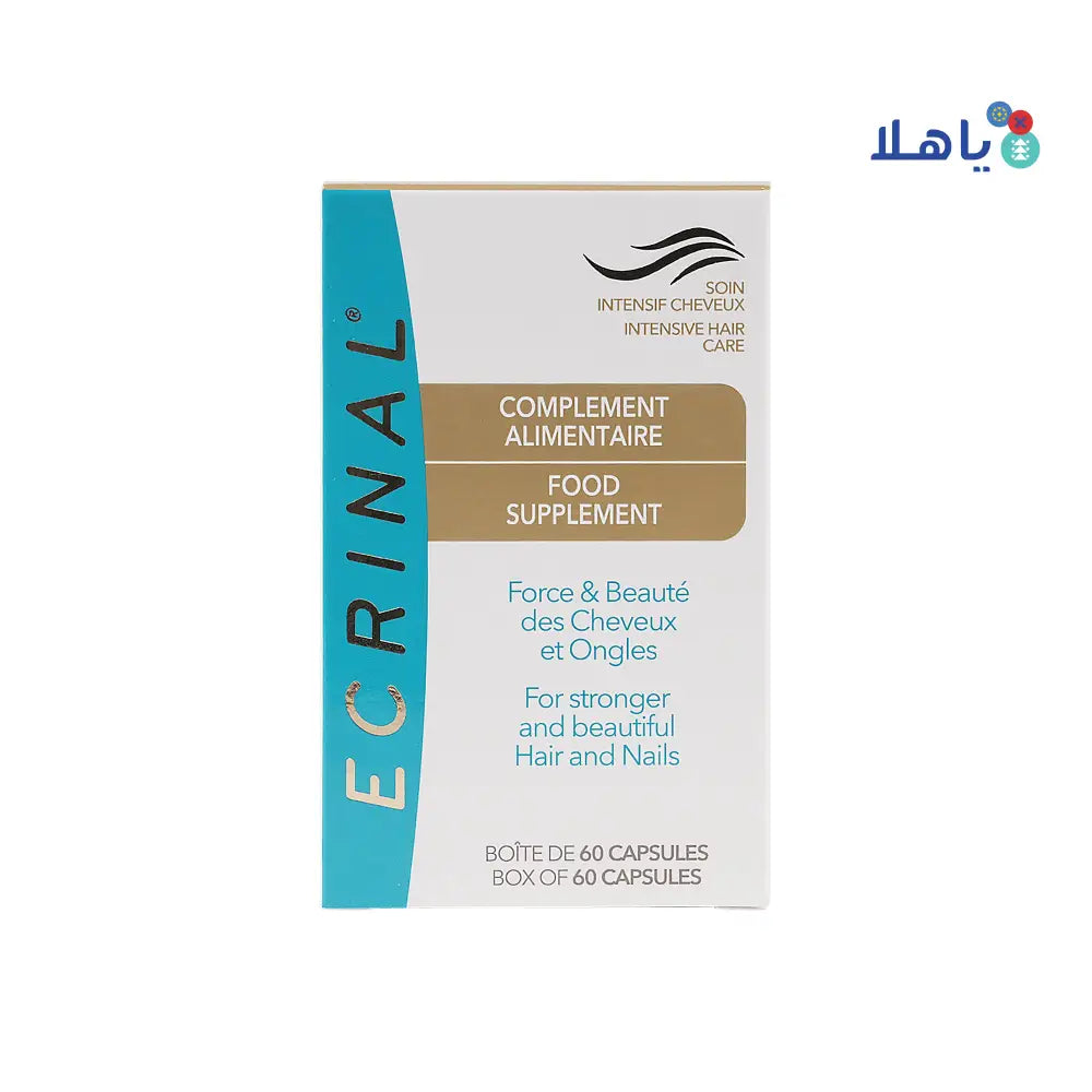 Ecrinal Stronger & Beautiful Hair And Nails 60Capsules