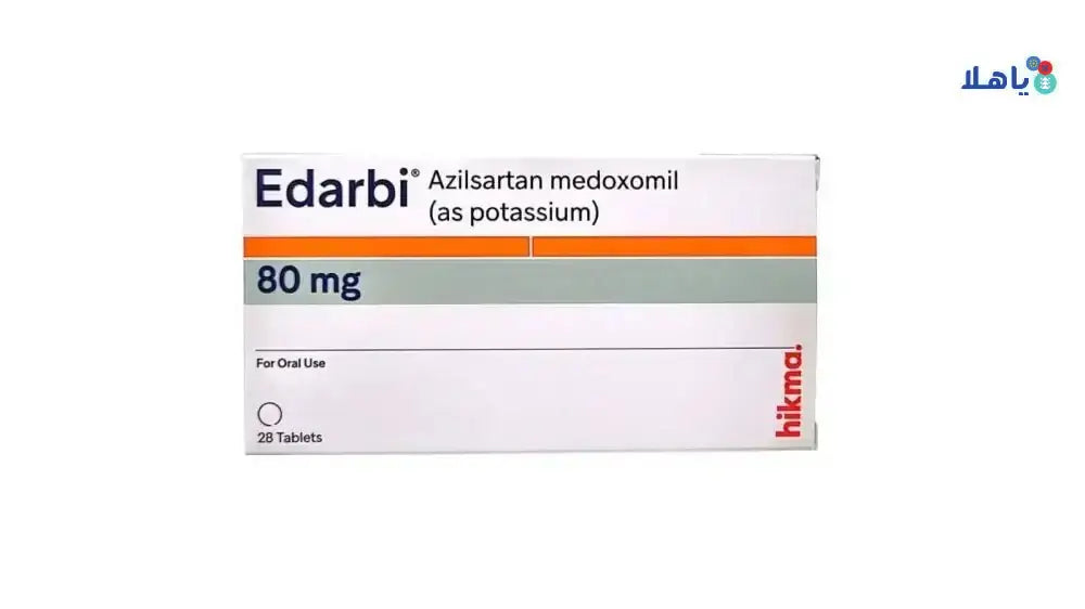 HIKMA PHARMACEUTICALS - Edarbi 80Mg 28 Tablets - Pharmazone - 