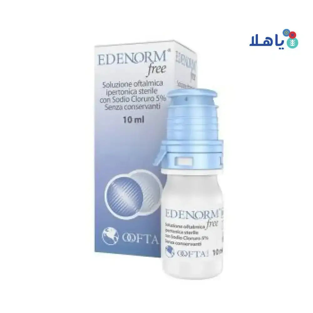 FIDIA - EDENORM FREE OPHTHALMIC SOLUTION 10ML - Pharmazone - 