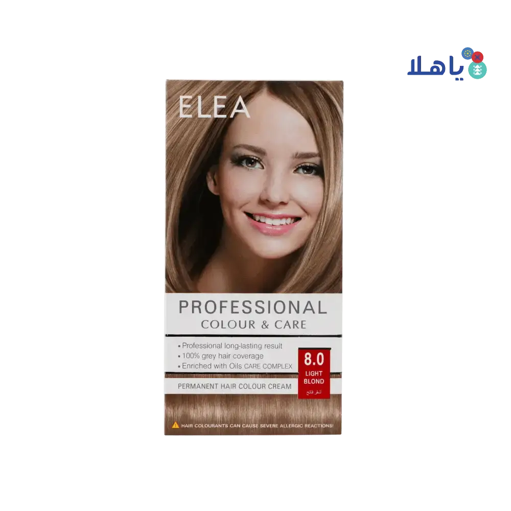 Elea - Elea Hair Colour No. 8.0 - Light Blond - Pharmazone - 