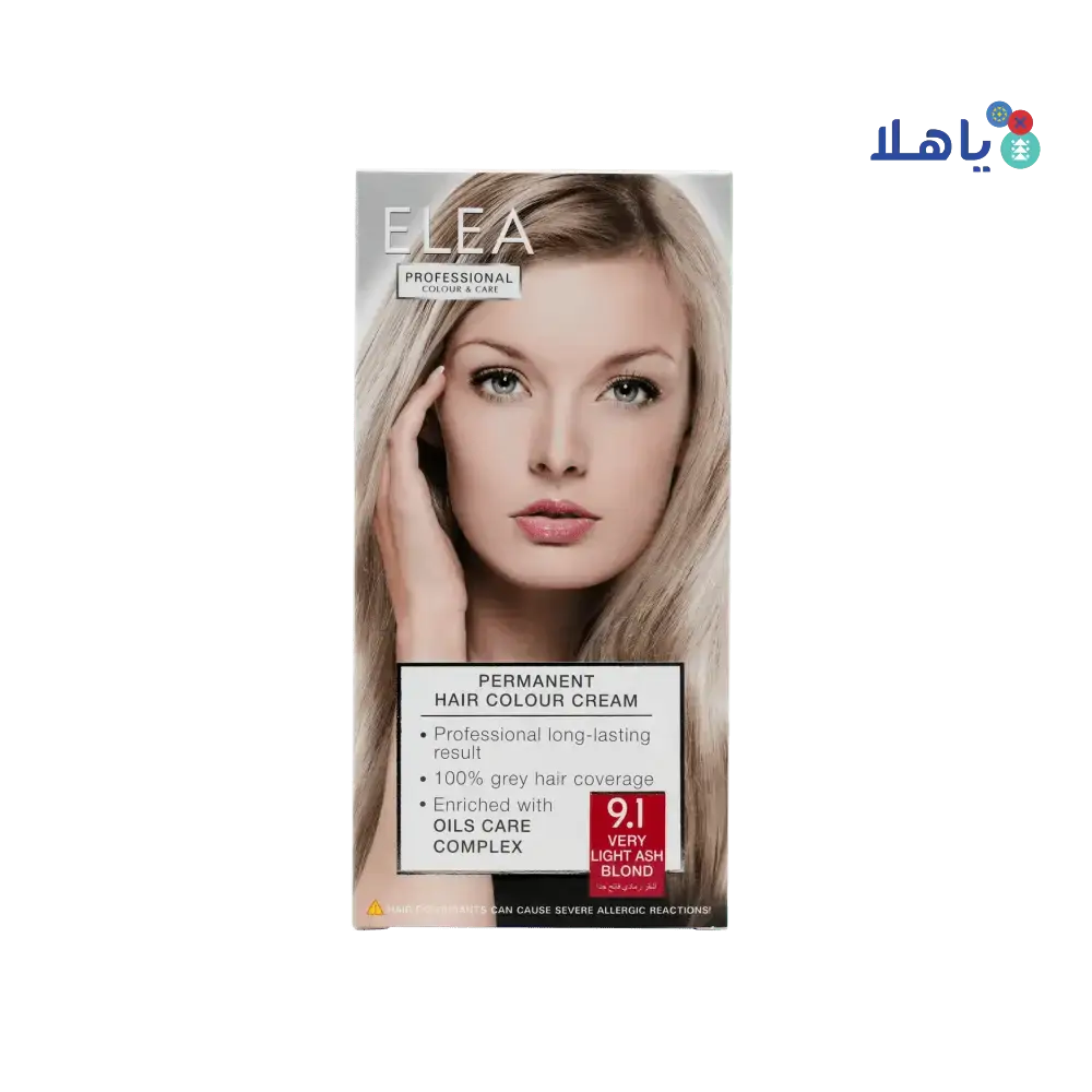 Elea - Elea Hair Colour No. 9.1 - Very Light Ash Blond - Pharmazone - 