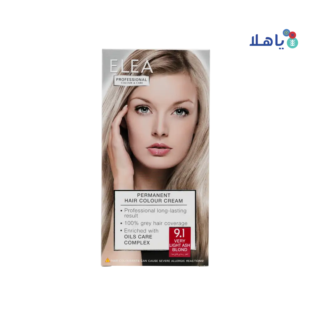 Elea Hair Colour No. 9.1 - Very Light Ash Blond