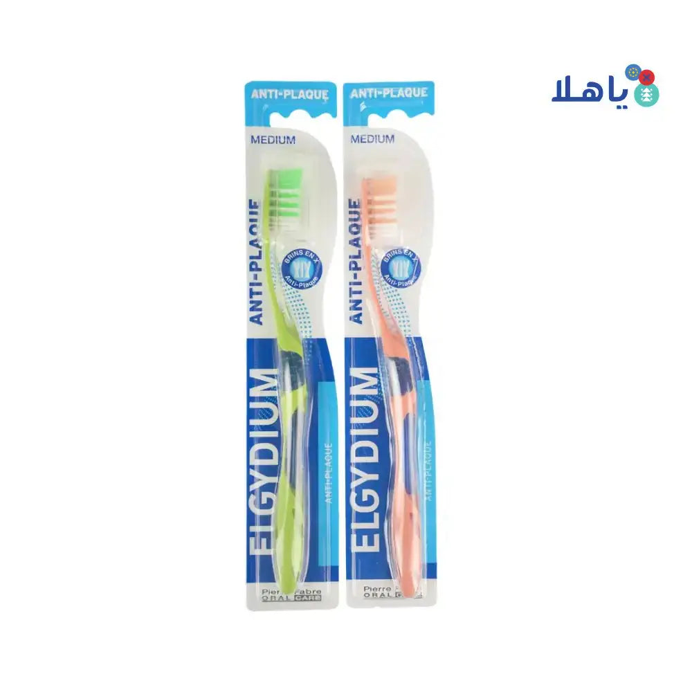 Elgydium - Elgydium Anti - plaque Toothbrush - Medium Set - Pharmazone - 