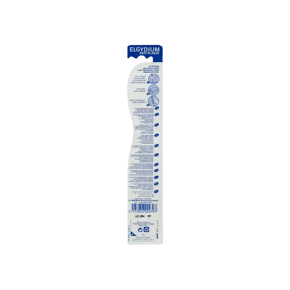 PIERRE FABRE (DENTAL) - Elgydium Anti - plaque Toothbrush - Soft - Pharmazone - 